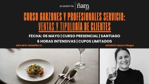 Curso Ventas y Tipología de clientes | Garzones y profesionales hospitalidad | 06 de mayo | RM